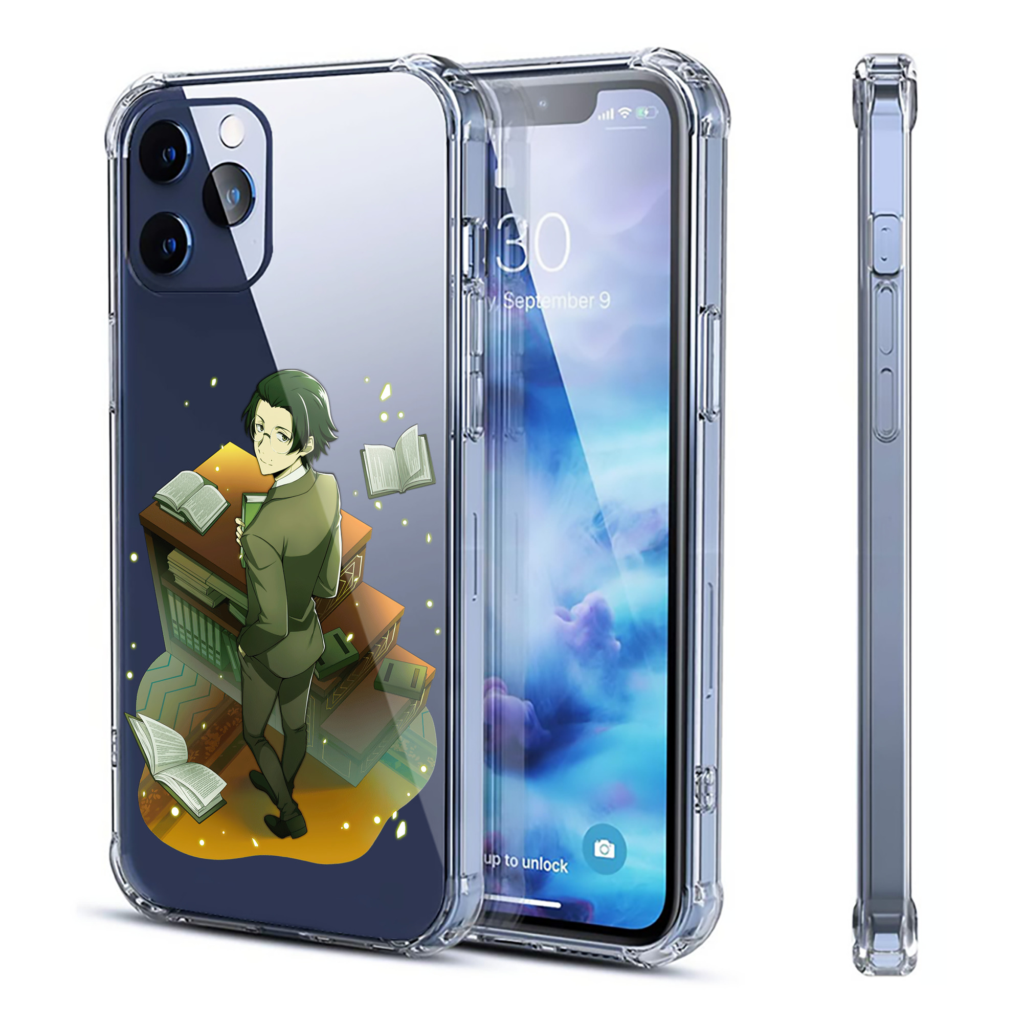 （画像用） 文豪ストレイドッグス Bungo Stray Dogs 【iPhone 12シリーズ対応】透明スマホケース（クリアソフトケース）